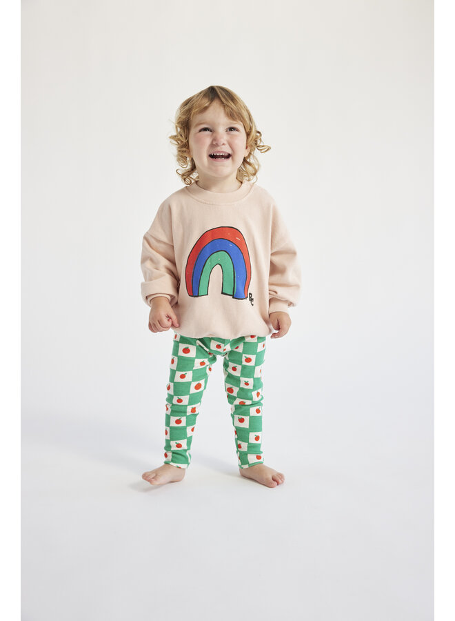 Bobo Choses - Baby rainbow sweatshirt – Light pink