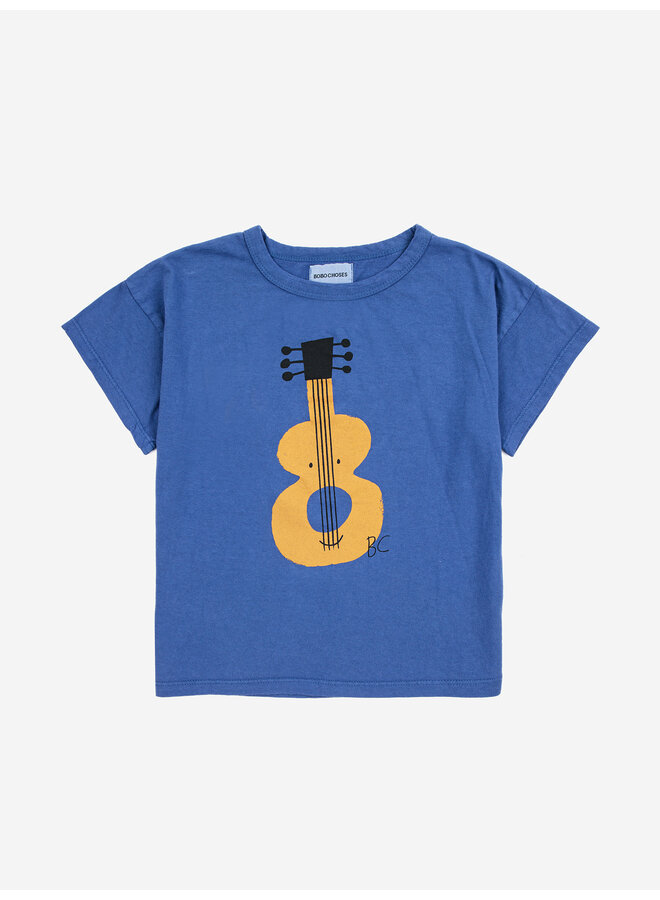 Acoustic Guitar T-shirt – Navy blue
