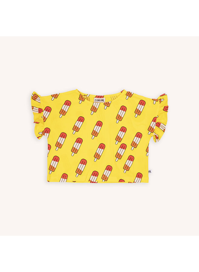 CarlijnQ - Frilled shirt  - Popsicle