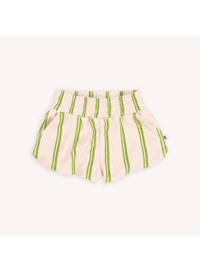 CarlijnQ - Sporty girls shorts - Stripes green