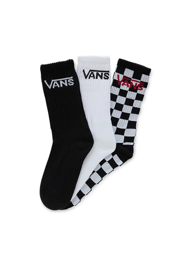 Vans - Classic crew sock – Black/White