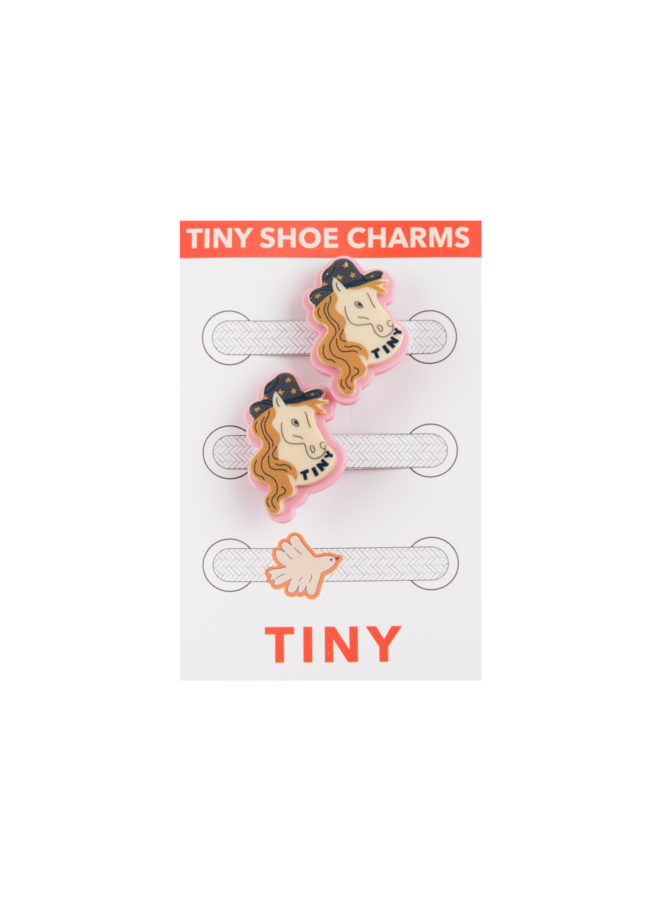 Tiny Cottons - Tiny horse shoe charm – Light cream