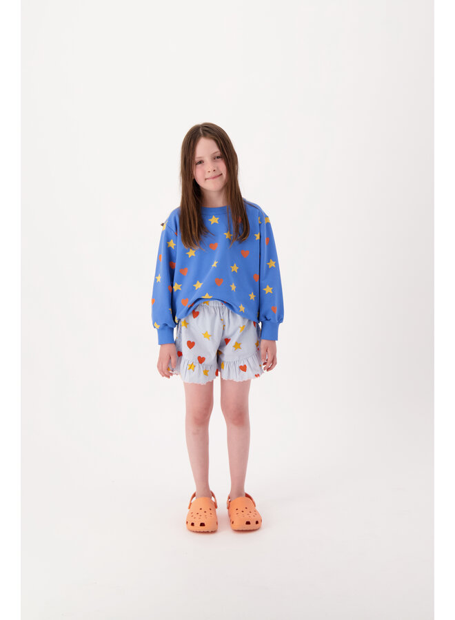 Tiny Cottons - Hearts stars sweatshirt – Blue