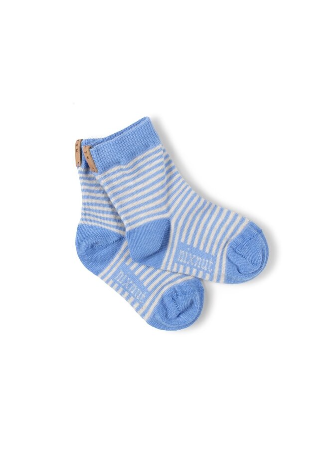 Nixnut - Striped Socks – Sky