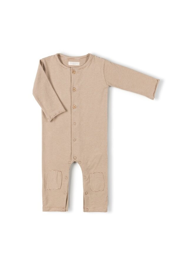 Butt Onesie - Dust Stripe