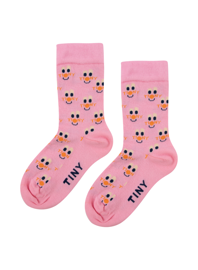 Clowns medium socks – Pink