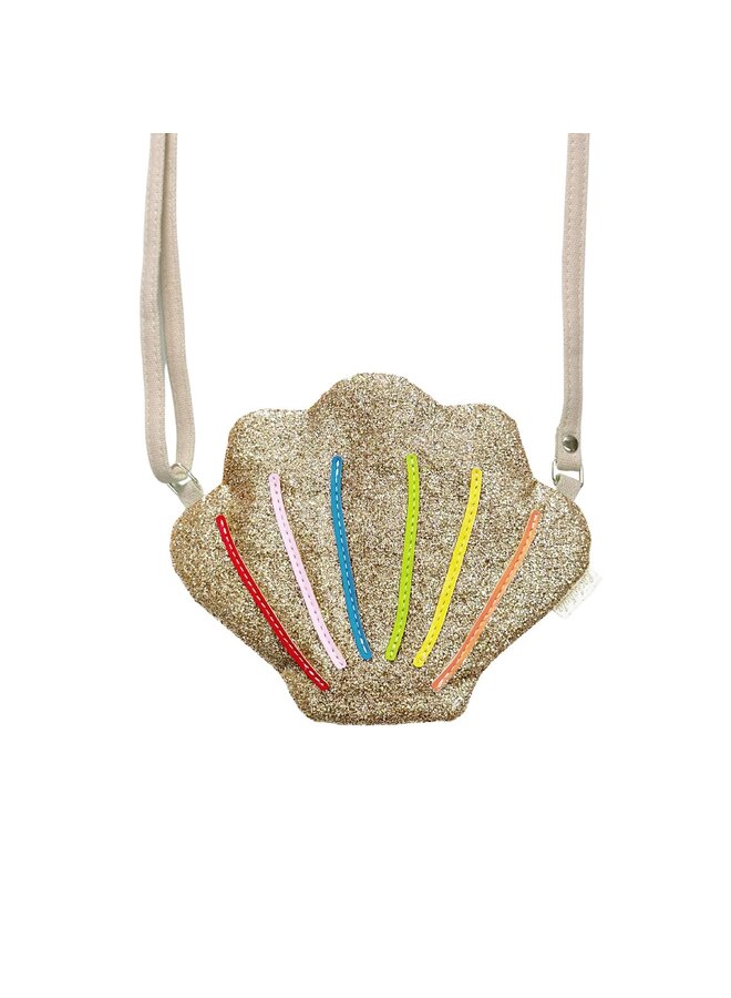 Rainbow Shell Glitter Bag