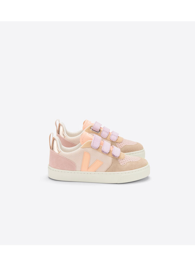 Veja - Small-V10 Multico sable – Suede