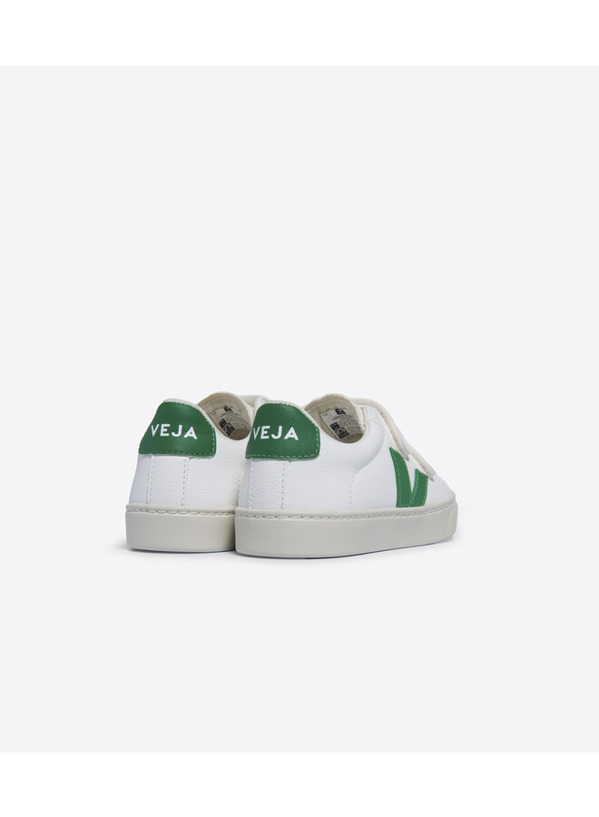 Veja - Small Esplar Chromefree leather – Extra white emeraude