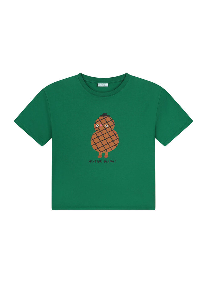 Daily Brat - Peanut man t-shirt  - Summer green