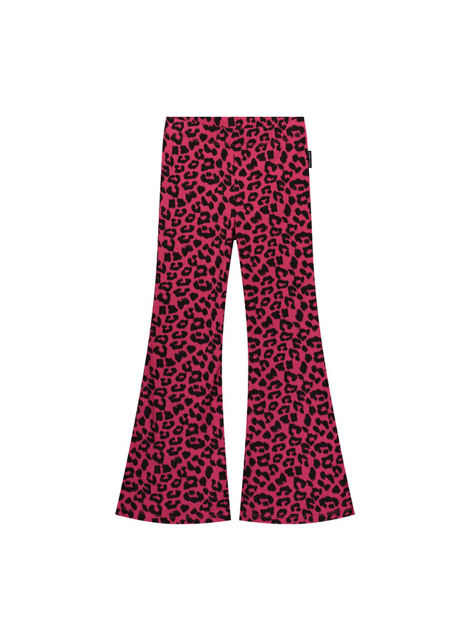 Daily Brat - Leopard flare pants  - Vivacious