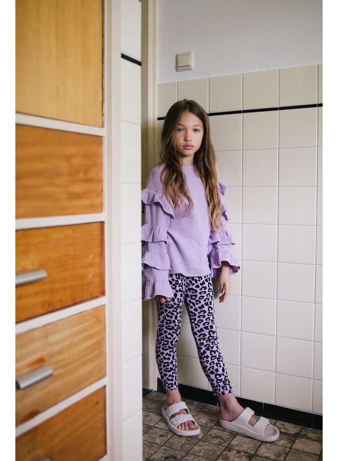 Daily Brat - Leopard pants  - Lavender herb