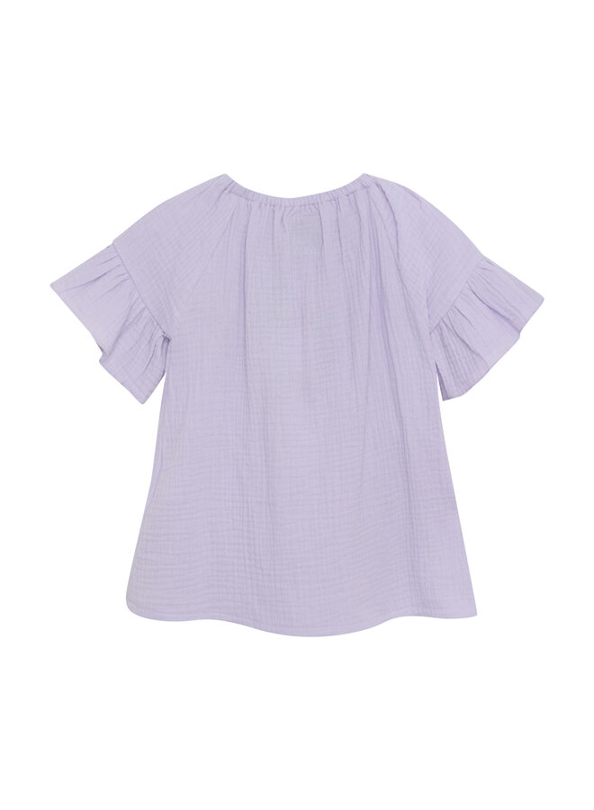 HUTTEliHUT - Blouse SS Muslin - Orchid Petal