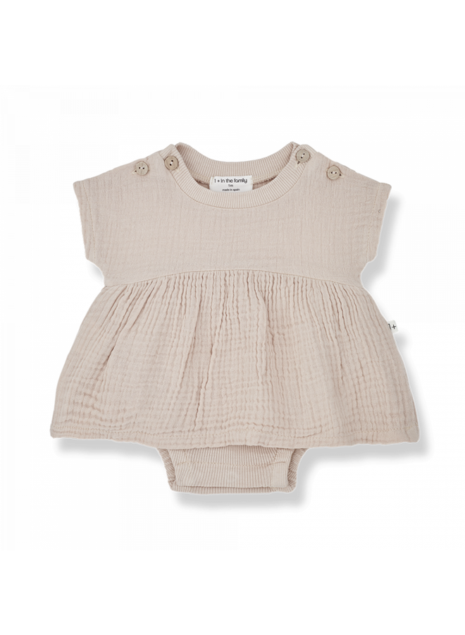 1+ in the family - Candela onepiece – Nude