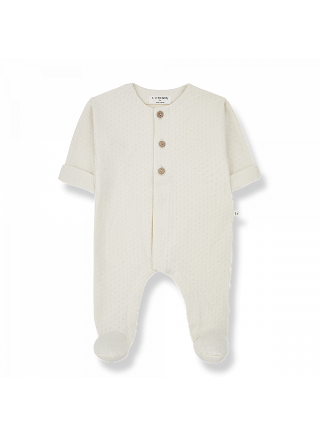 1+ in the family - Charlot onepiece – Ivory