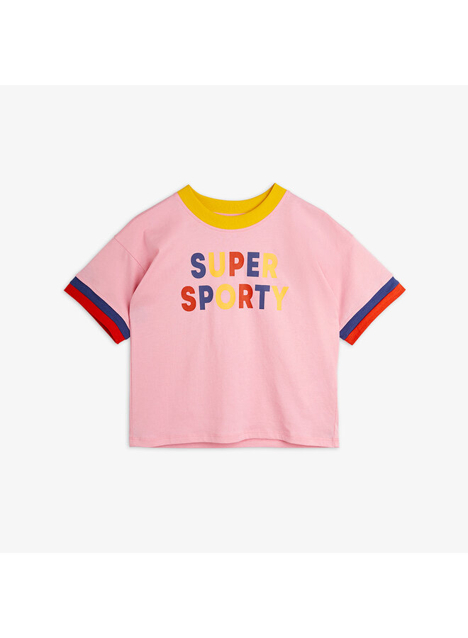 Mini Rodini - Super sporty sp ss tee – Pink