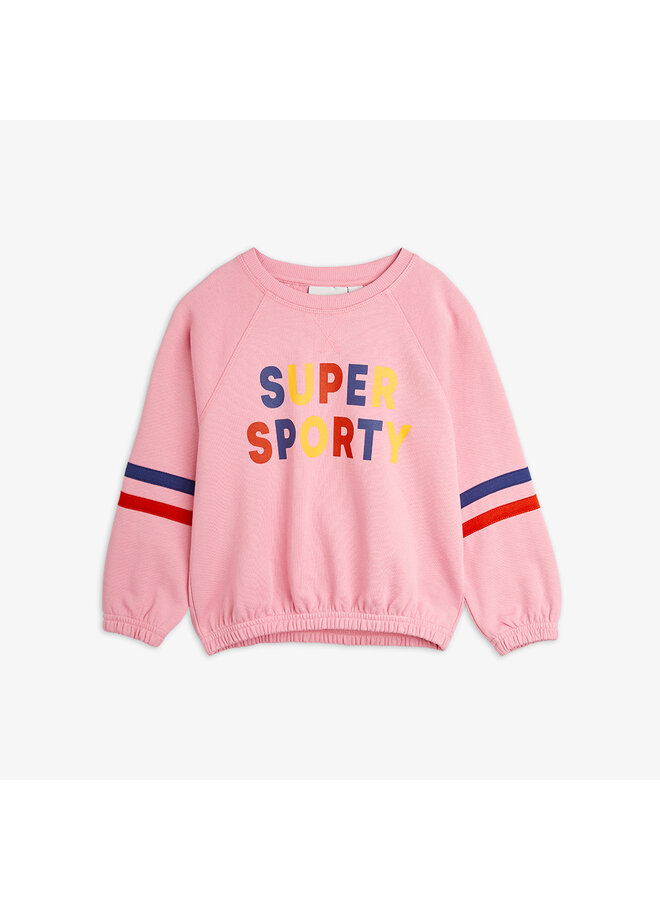 Mini Rodini - Super sporty sp sweatshirt – Pink