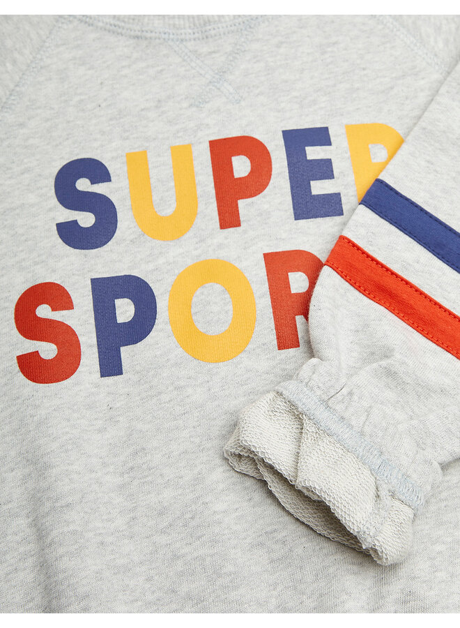 Mini Rodini - Super sporty sp sweatshirt - Grey melange