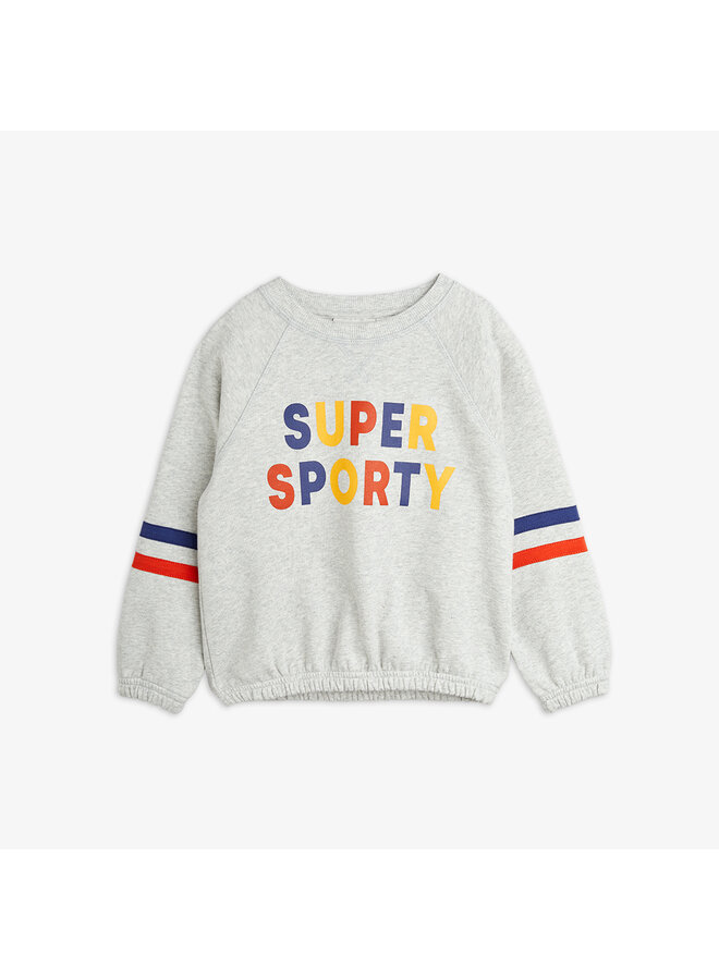 Mini Rodini - Super sporty sp sweatshirt - Grey melange