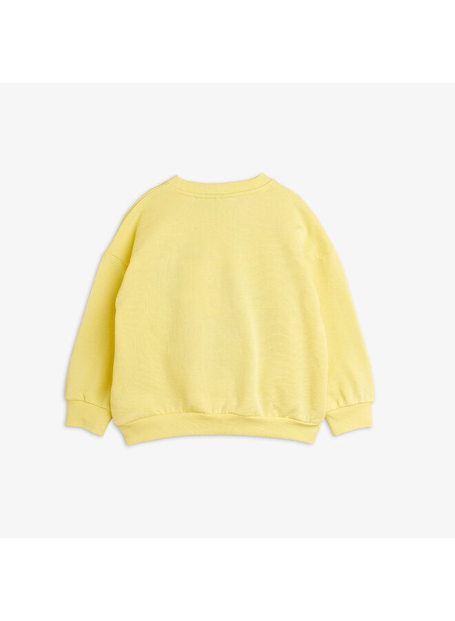 Mini Rodini - Squirrel chenille emb sweatshirt – Yellow