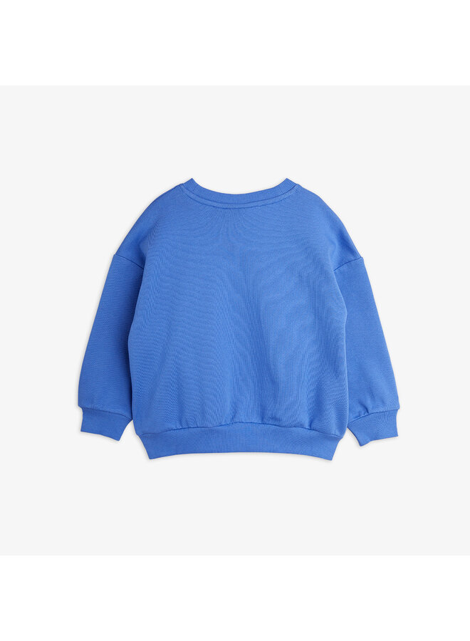 Mini Rodini - Squirrel chenille emb sweatshirt – Blue