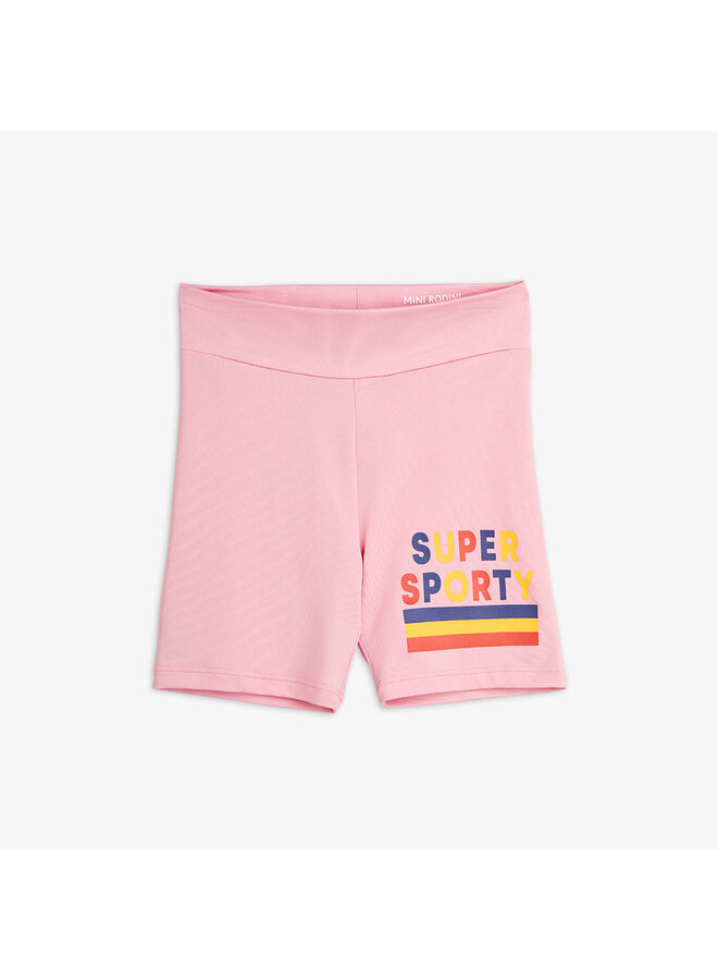 Mini Rodini - Super sporty sp bike shorts – Pink