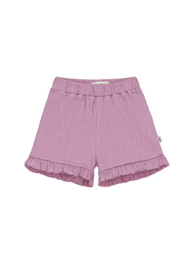 Ruffled Shorts – Lavender