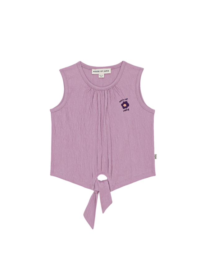 House of Jamie - Knotted Tanktop – Lavender