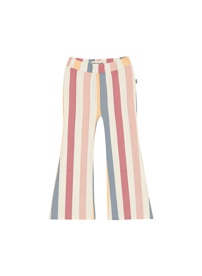 Flared Pants - Rainbow Stripes
