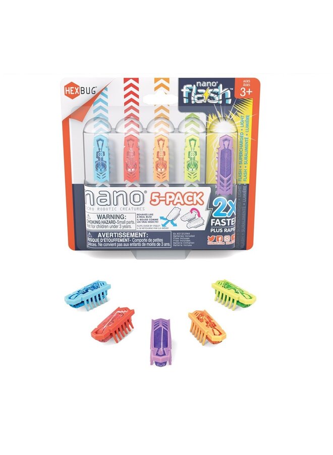 Hexbug - Nano Flash 5-pack