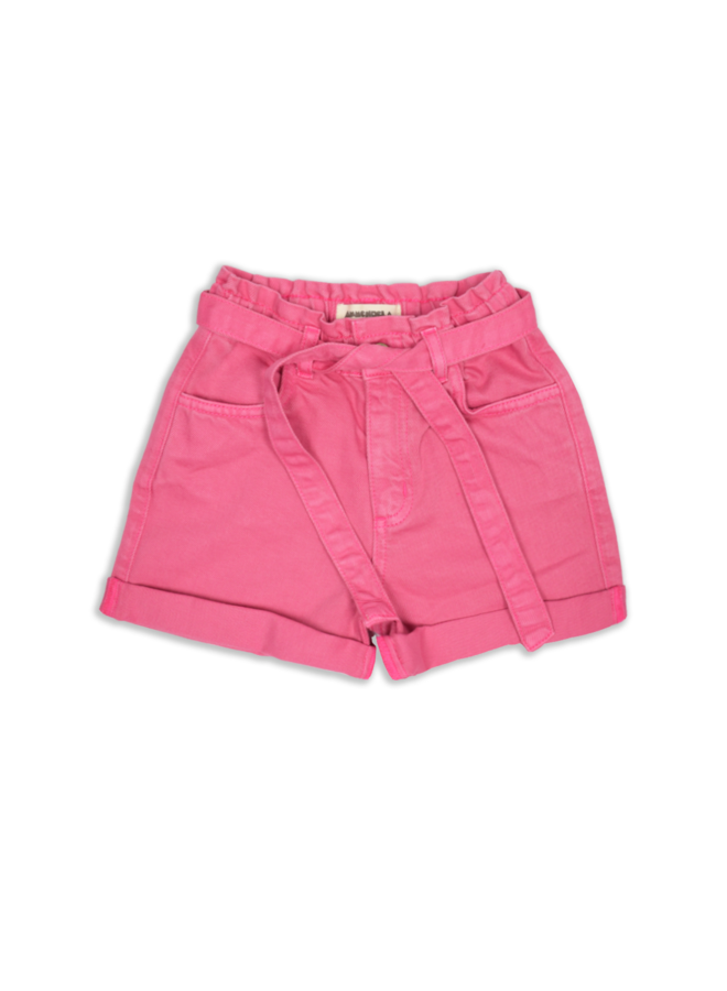 Ammehoela - Jip.08 short - Carmine-Rose-Denim