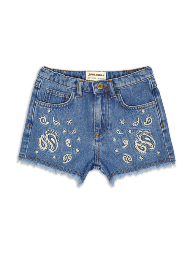 Ammehoela - Julia.01 short - Artwork-Denim