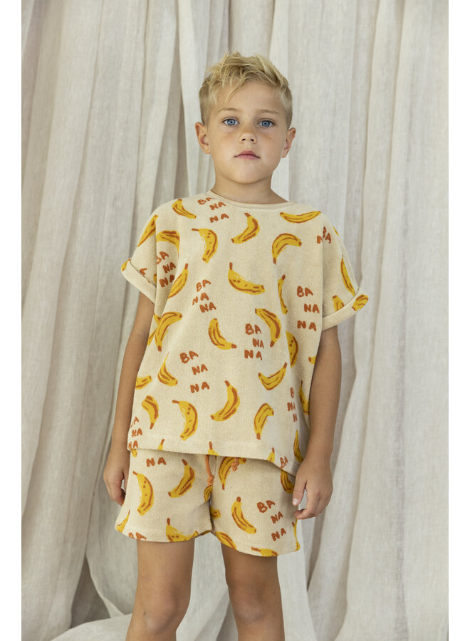 Ammehoela - Sunny.20 shirt - Yellow-Banana-Print