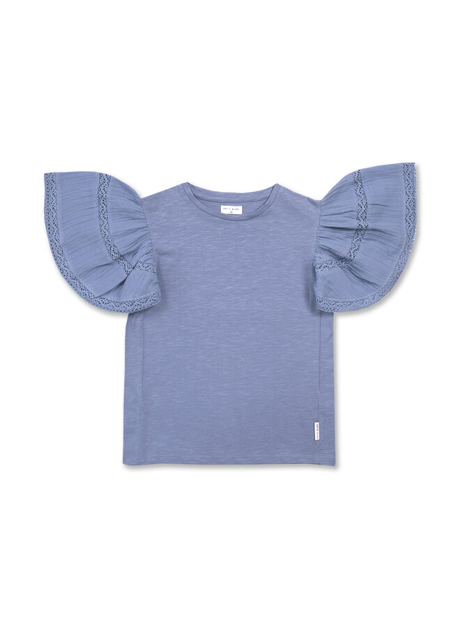 Petit Blush - Lucy Wing T-shirt - Colony Blue