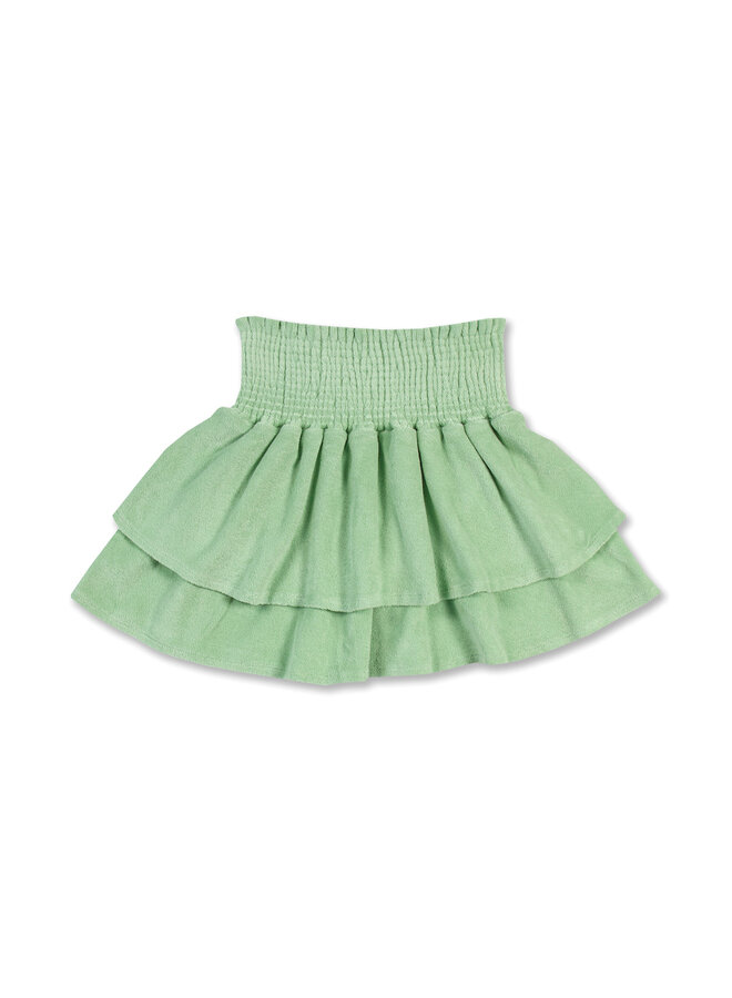 Petit Blush - Towel Mini Skirt - Quiet Green