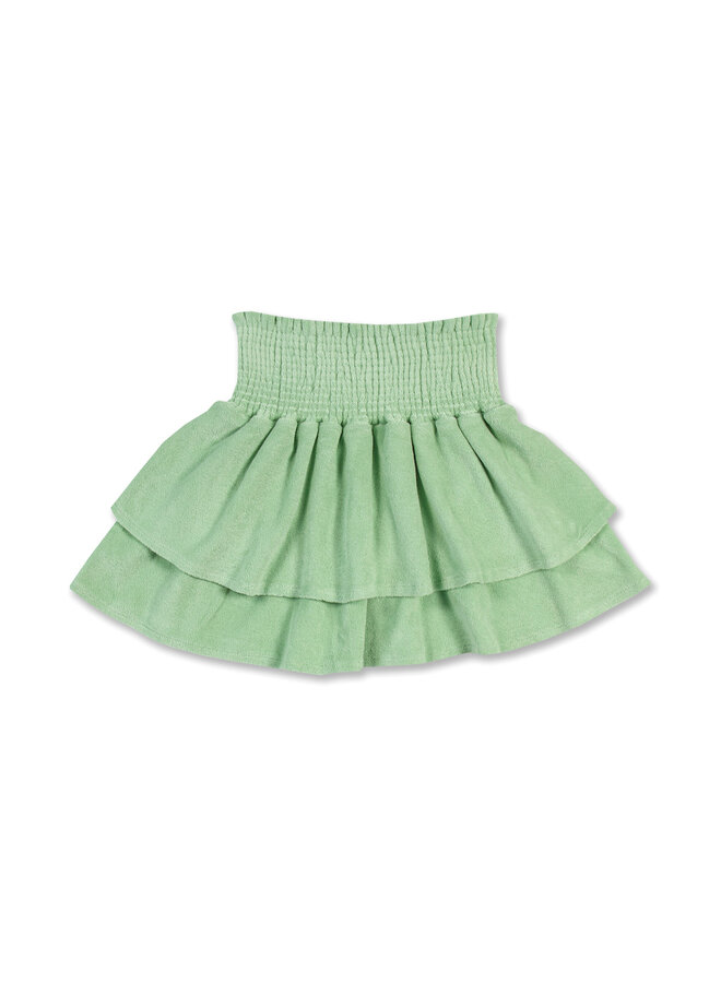 Towel Mini Skirt - Quiet Green