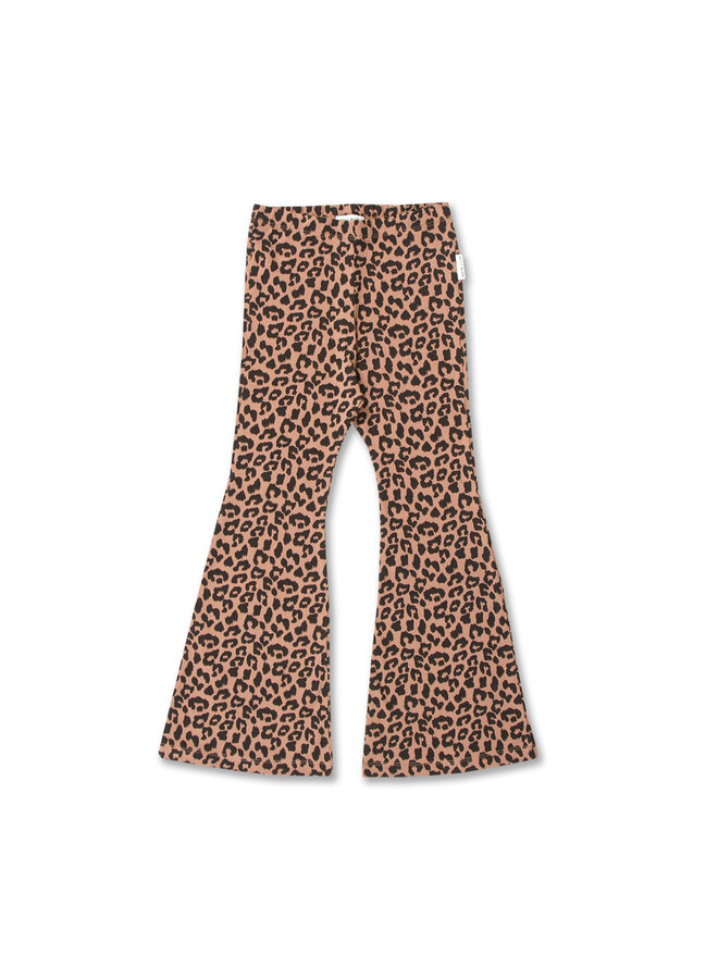 Bowie Flared Pants - Wild Leopard AOP
