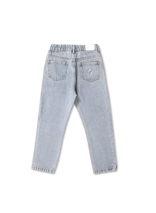 Petit Blush - Baggy Fit Jeans - Washed Light Blue