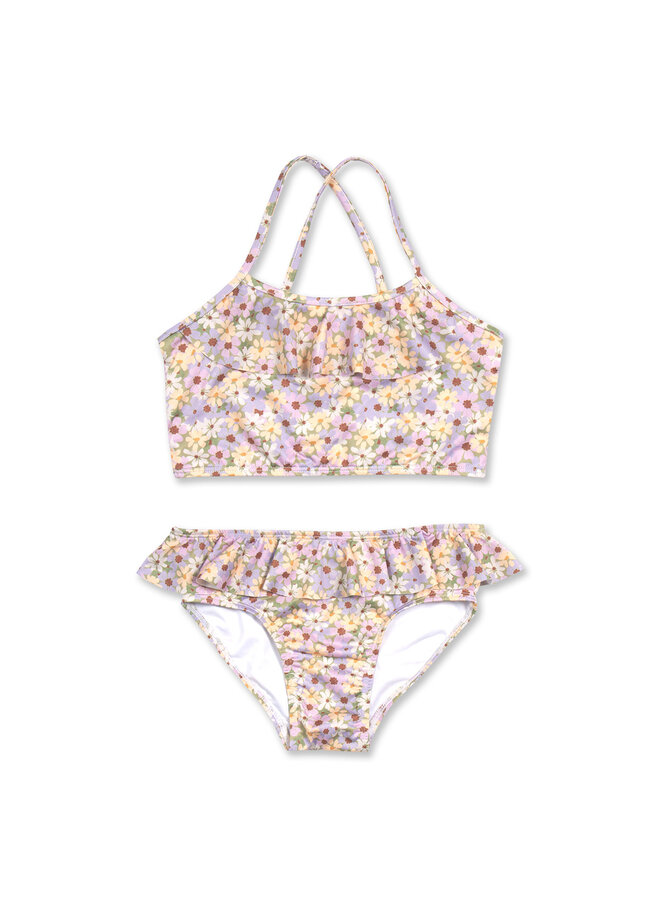 Petit Blush - Ruffle Bikini - Flowers AOP