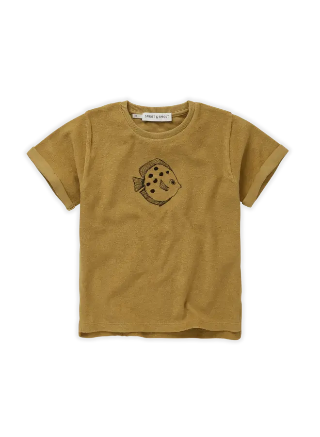 Sproet & Sprout - Terry T-shirt Fish – Honey