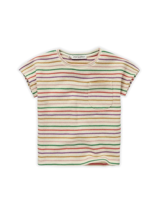 Sproet & Sprout - T-shirt Stripes – Pear