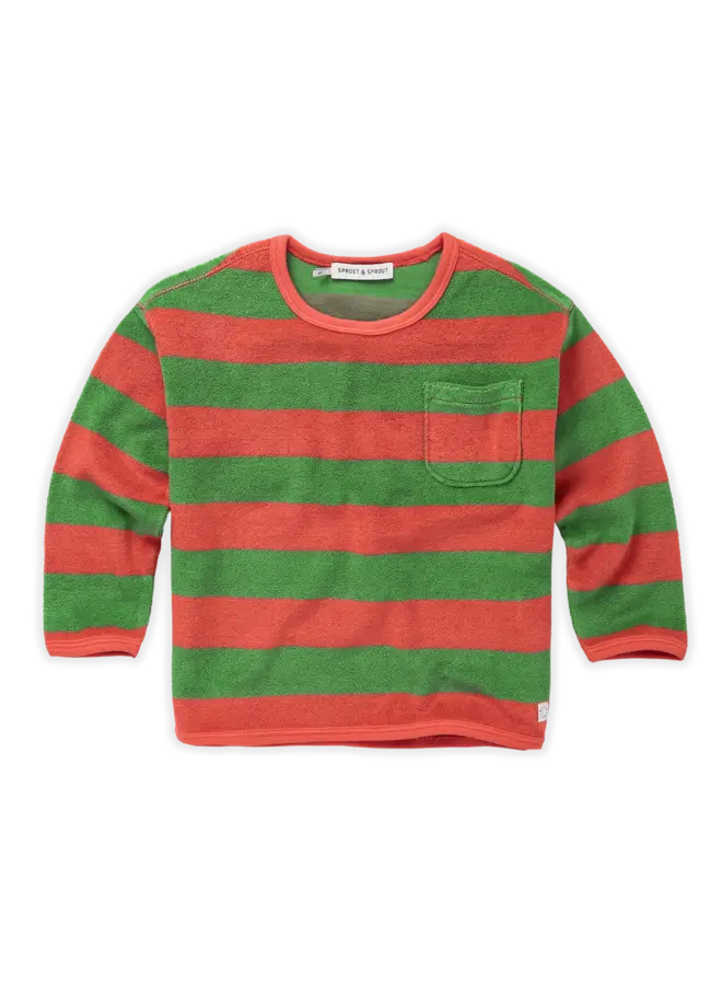Sweatshirt stripe – Coral