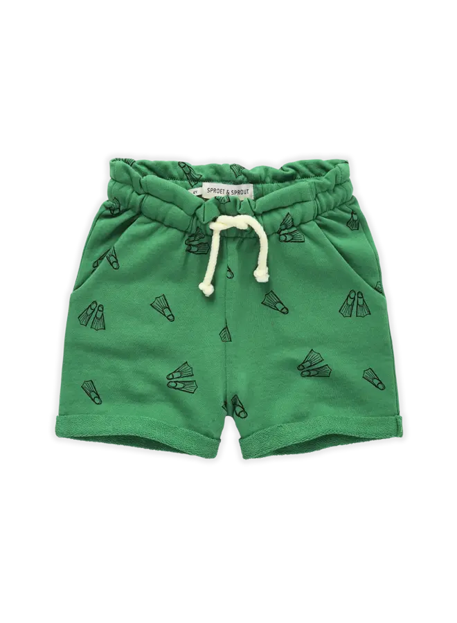 Sproet & Sprout - Paperbag short Flippers print – Mint