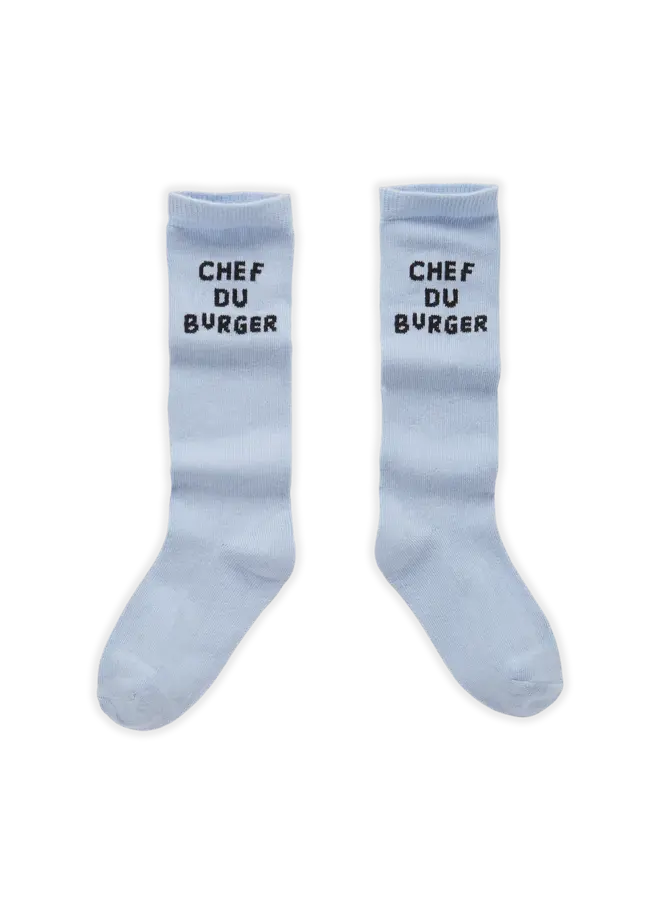 Socks Chef du burger blue - Blue mood