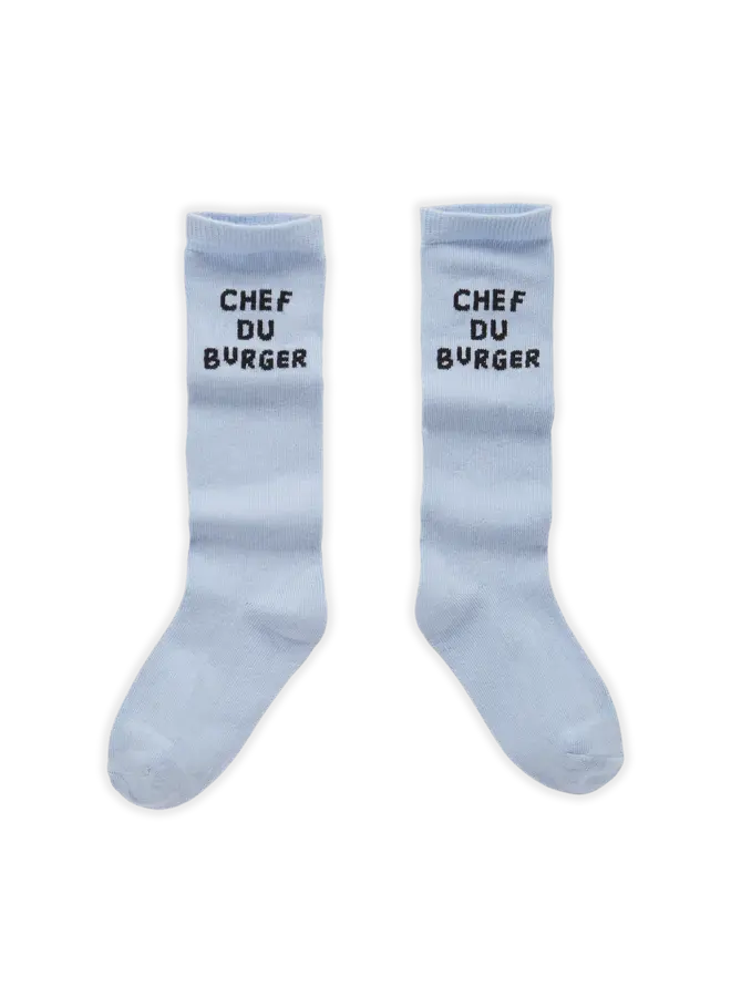 Sproet & Sprout  - Socks Chef du burger blue - Blue mood