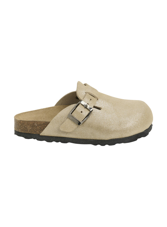 Slippers nubuck leather – Champagne beige