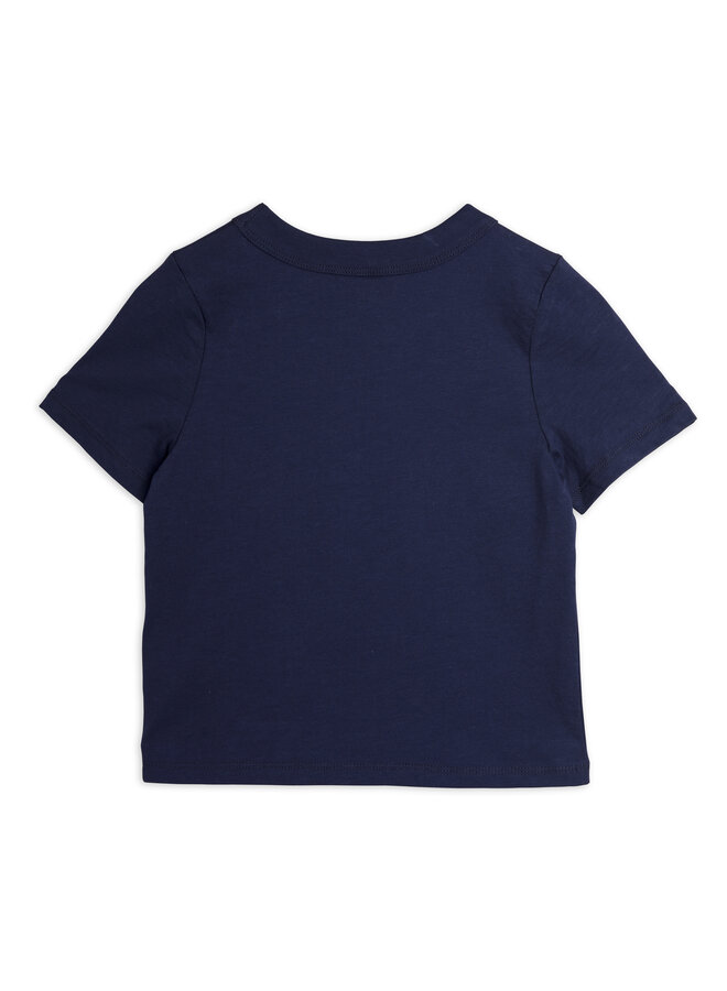 Mini Rodini - Jogging emb ss tee – Blue