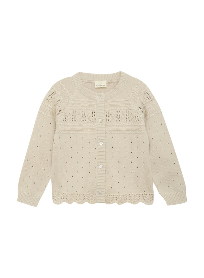 Enfant - Cardigan knit - Eggnog