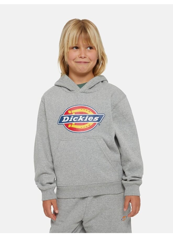 Dickies - Icon logo hoodie – Heather grey