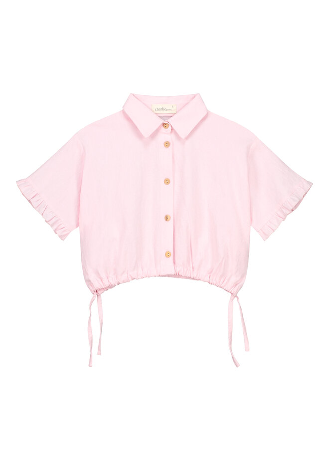 Charlie Petite - Ivy blouse – Pink